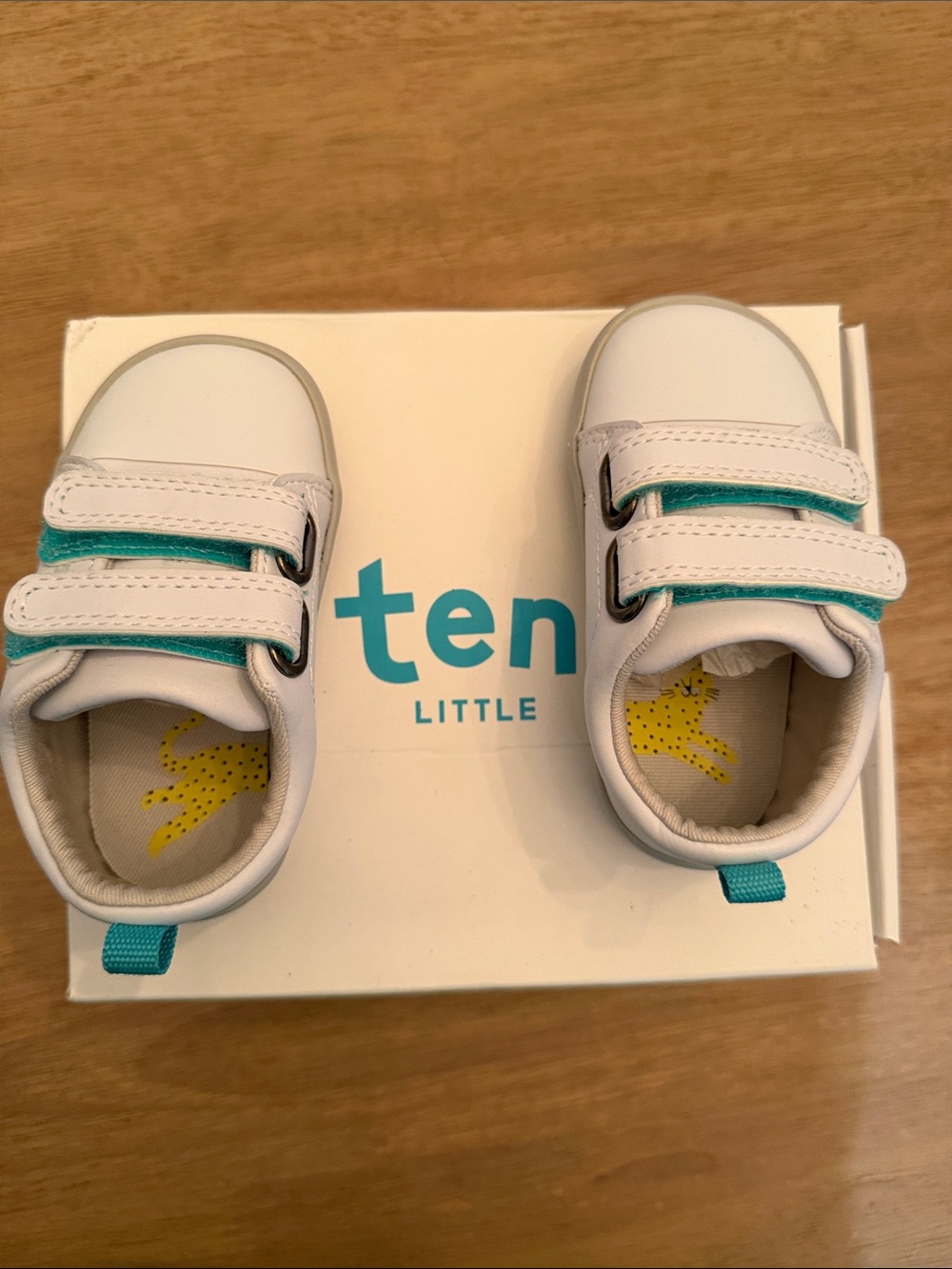 Ten Little Everyday Original White Toddler Sneakers Size 5 New In Box